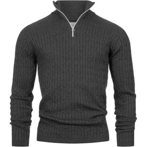 Kronstadt Trui 'Cable'  donkergrijs