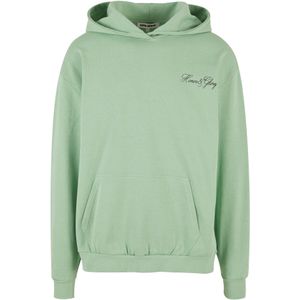 9N1M SENSE Sweatshirt 'Honor & Glory'  grijs / mintgroen / zwart / wit
