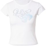 Guess - R5 - T-shirt - Katoen/Modal Stretch - Dames - Wit