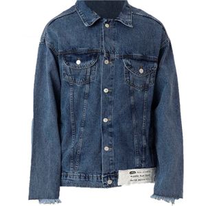 Dandalo Tussenjas  blauw denim / donkeroranje / zwart / wit