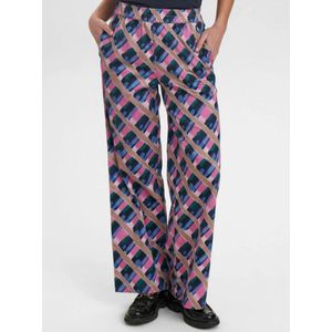 NÜMPH Broek 'TARTY'  gemengde kleuren / pink