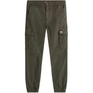 Tommy Jeans Cargobroek 'SCANTON'  olijfgroen