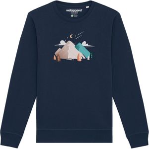 Watapparel Sweatshirt 'Night & Clouds'  navy / gemengde kleuren