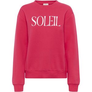 Kaffe Sweatshirt 'Anne'  magenta / wit