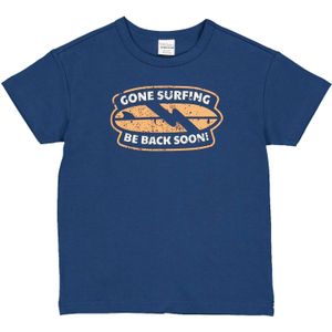 Fred's World by GREEN COTTON Shirt  donkerblauw / safraan / wit