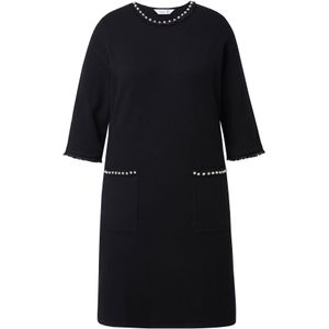 MIAMODA Gebreide jurk  zwart