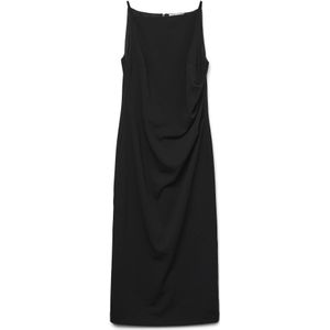 Awsage - Midi-jurk - Cocktailjurk - Mouwloos - Boothals - Ritssluiting