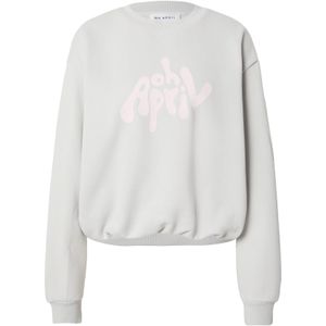 OH APRIL Sweatshirt 'Zafira'  lichtgrijs / pastelroze