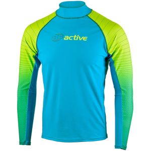 BECO the world of aquasports Functioneel shirt 'Gradient Dots'  aqua / neongroen