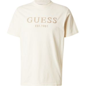 Guess - M5YI17I3Z14 - T-shirt - Beige - Casual - Korte Mouwen
