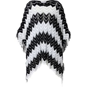 MIAMODA Trui  zwart / wit