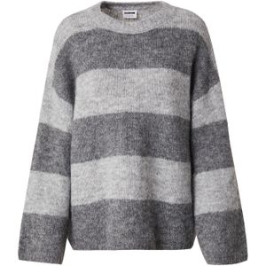 Noisy may Oversized trui  grijs / donkergrijs
