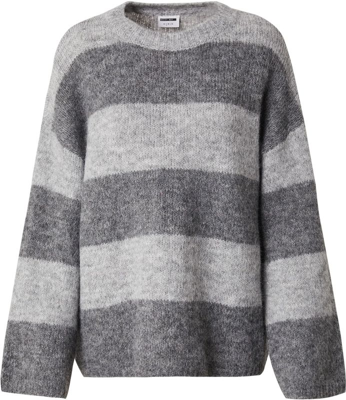 Noisy may Oversized trui  grijs / donkergrijs