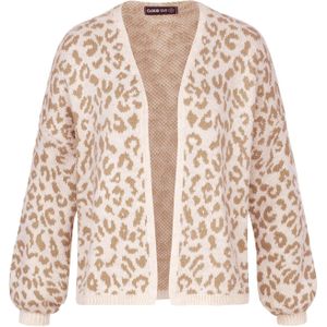 Cloud5ive Gebreid vest  crème / camel