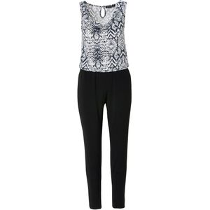 KOROSHI Jumpsuit  grijs / donkergrijs / zwart / wit