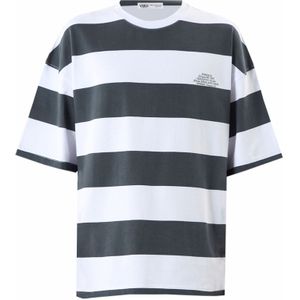 VAMOS CLO Shirt  antraciet / wit