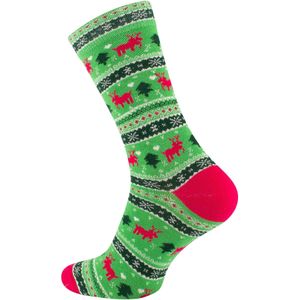 Vincent Creation Sokken  lichtgroen / donkergroen / rood