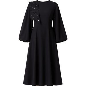 Touche Prive Jurk  zwart / wit