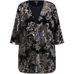 Ulla Popken Tussenjas  zwart