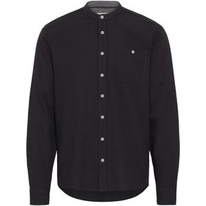 BLEND Overhemd ' BHBobby Shirt mandarin '  zwart