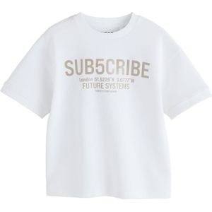 Next Shirt  goud / wit