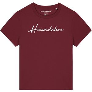 Watapparel Shirt ' Hawedehre '  bordeaux / wit