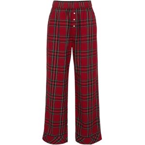 Abercrombie & Fitch Pyjamabroek  navy / oranje / rood / wit