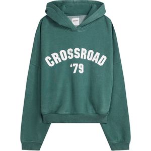 Bershka Sweatshirt  jade groen / wit