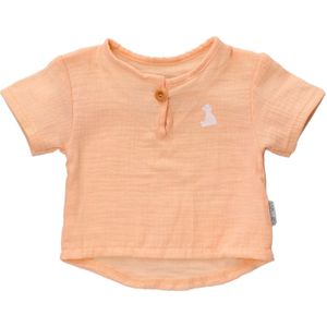 Baby Sweets Shirt  abrikoos / wit