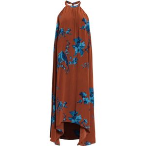 AllSaints Jurk 'MYSTI IONA'  marine / azuur / roestrood