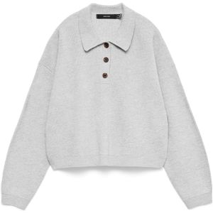 VERO MODA Trui 'VMExciting'  grijs