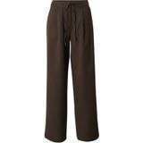 PIECES Broek 'FALKA'  bruin / wit