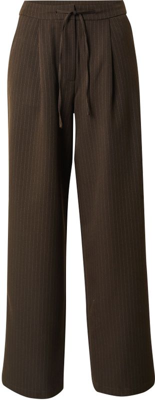 PIECES Broek 'FALKA'  bruin / wit