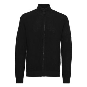 INDICODE JEANS Gebreid vest 'Revil'  zwart