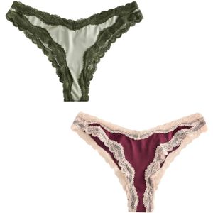 Next Slip  crème / lichtgroen / donkergroen / bessen