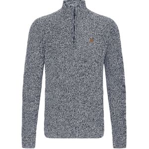 !Solid Trui 'SDRicardo'  blauw gemêleerd