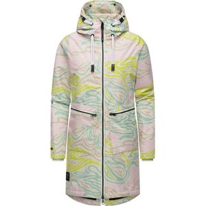Ragwear Functionele mantel 'Holstic'  limoen / mintgroen / pastelgroen / rosa