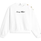 TOMMY HILFIGER Sweatshirt  nachtblauw / wit
