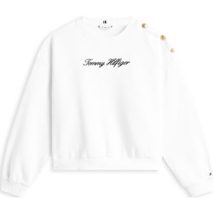 TOMMY HILFIGER Sweatshirt  nachtblauw / wit