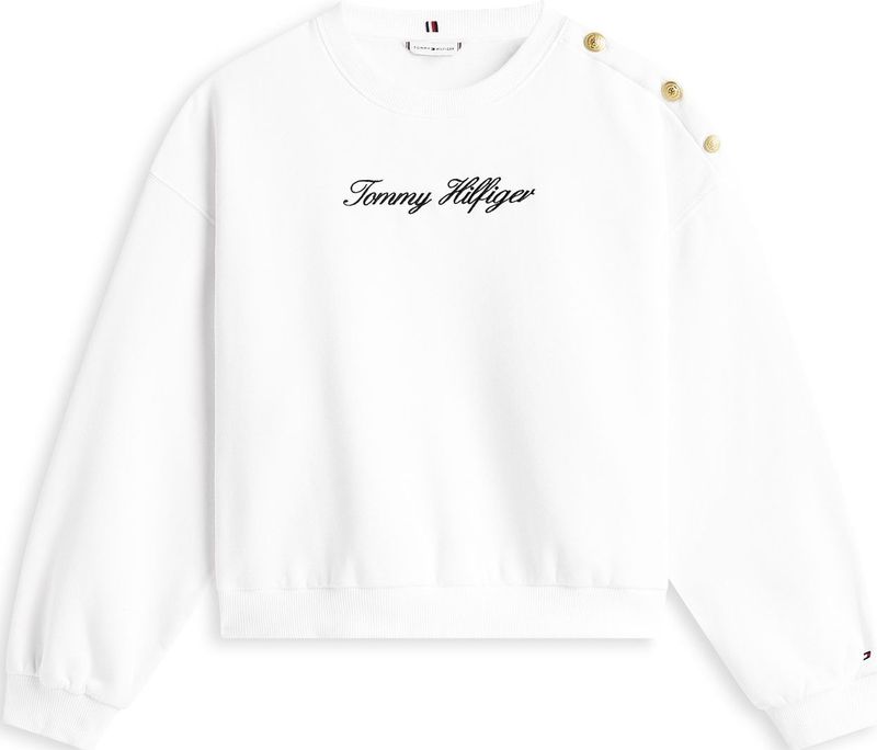TOMMY HILFIGER Sweatshirt  nachtblauw / wit