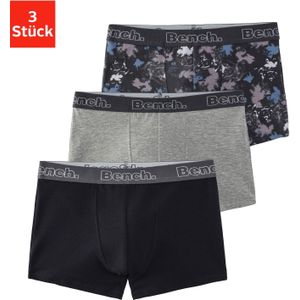 Boxershorts - Zwart/Grijs - Nauwsluitend - Logo-opschrift