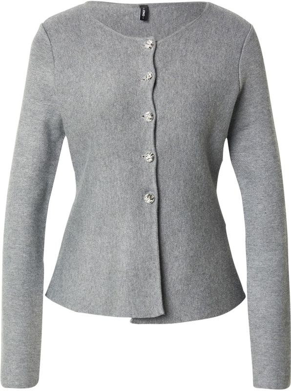 Onlmelli - Vest - O-hals - Lange Mouwen - Knoopsluiting - Regular Fit