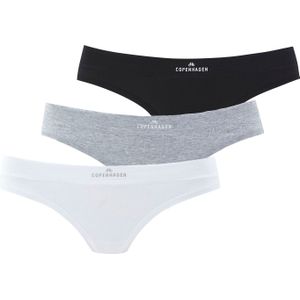 Copenhagen Studios - String - Zwart/Wit/Grijs gemeleerd - Set van 3