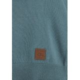 Key Largo - Shirt 'Siena' - Royal Blue - T-shirt - Knoopsluiting - Normale Pasvorm