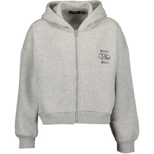 BLUE SEVEN Sweatvest  grijs gemêleerd / zwart