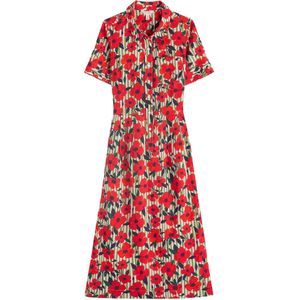 Seasalt Cornwall Blousejurk 'Birch Glade'  donkerblauw / groen / rood