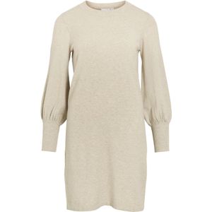 VILA Gebreide jurk 'VIKERRY'  beige gemêleerd