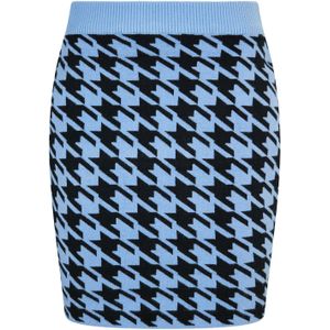 ROCKEASY Rok  lichtblauw / zwart