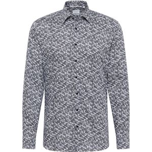 Eterna - Overhemd - Zwart - Slim fit - NON IRON (strijkvrij)