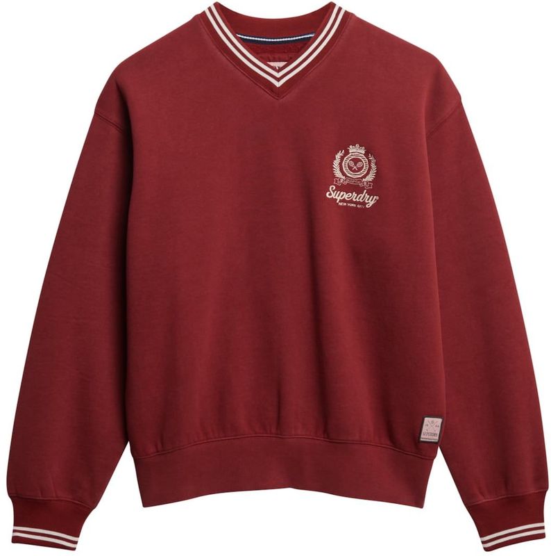 Superdry - Country Club Loose V Crew - Sweatshirt